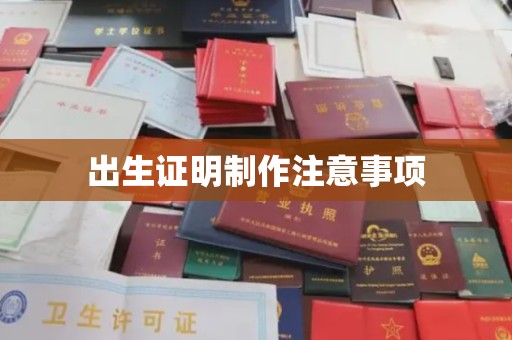西峰出生证明制作注意事项
