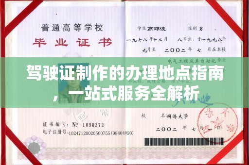 西峰驾驶证制作的办理地点指南，一站式服务全解析